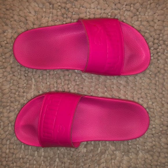 fenty slides neon